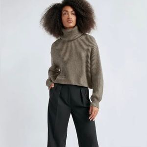 Aritzia BABATON Guell Sweater in Turner Taupe
